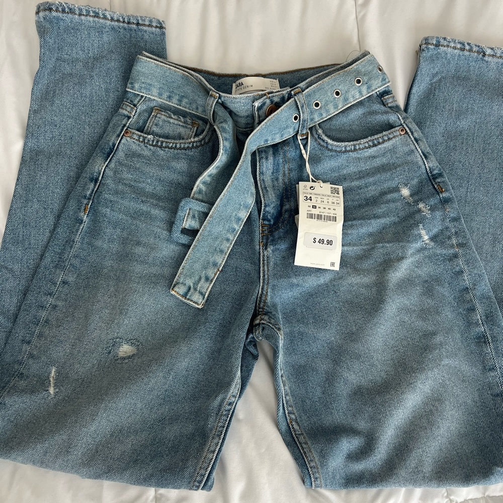 ZARA Mom fit denim jeans